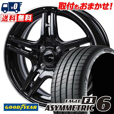 【7/19~エントリーで全商品P5倍】205/45R17 88Y XL Goodyear EAGLE F1 ASYMMETRIC 6 JP STYLE R52 サマータイヤホイール4本セット 【取付対象】｜タイヤワールド館ベスト店