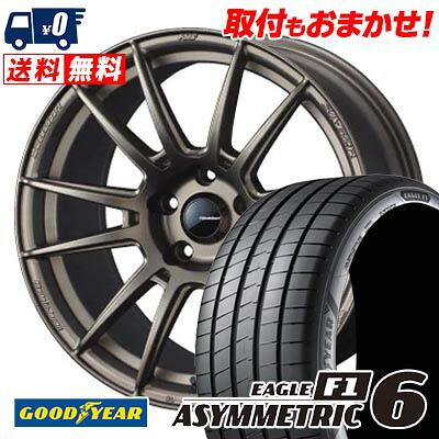【7/19~エントリーで全商品P5倍】245/45R18 100Y XL Goodyear EAGLE F1 ASYMMETRIC 6 WedsSport SA-62R サマータイヤホイール4本セット 【取付対象】｜タイヤワールド館ベスト店