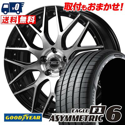 【7/19~エントリーで全商品P5倍】235/35R19 91Y XL Goodyear EAGLE F1 ASYMMETRIC 6 Warwic MX-09 サマータイヤホイール4本セット 【取付対象】｜タイヤワールド館ベスト店