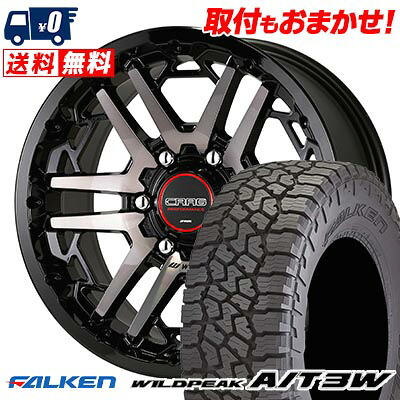 【7/19~エントリーで全商品P5倍】285/70R17 116/113Q LT FALKEN WILDPEAK A/T3W WORK CRAG T-GRABIC3 サマータイヤホイール4本セット 【取付対象】｜タイヤワールド館ベスト店