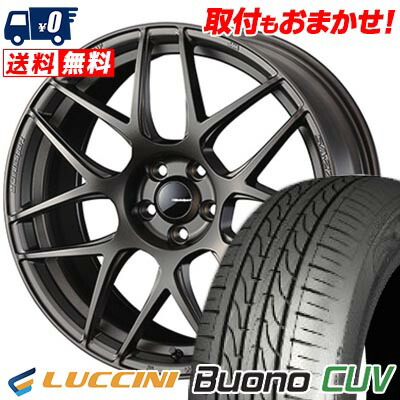 【7/19~エントリーで全商品P5倍】255/55R18 109V XL LUCCINI ルッチーニ Buono CUV WedsSport SA-27R ウェッズスポーツ SA-27R サマータイヤホイール4本セット 【取付対象】｜タイヤワールド館ベスト店