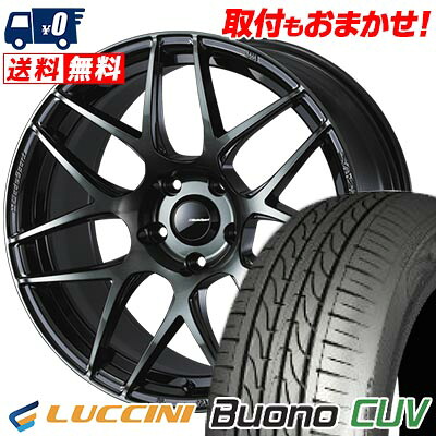 【7/19~エントリーで全商品P5倍】255/55R18 109V XL LUCCINI ルッチーニ Buono CUV WedsSport SA-27R ウェッズスポーツ SA-27R サマータイヤホイール4本セット 【取付対象】｜タイヤワールド館ベスト店