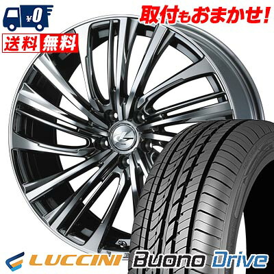 【7/19~エントリーで全商品P5倍】215/60R16 99H XL LUCCINI Buono Drive LEONIS FR サマータイヤホイール4本セット 【取付対象】|タイヤワールド館ベスト店