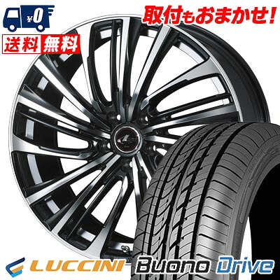 【7/19~エントリーで全商品P5倍】205/60R16 96H XL LUCCINI Buono Drive LEONIS FR サマータイヤホイール4本セット 【取付対象】｜タイヤワールド館ベスト店 75,130円