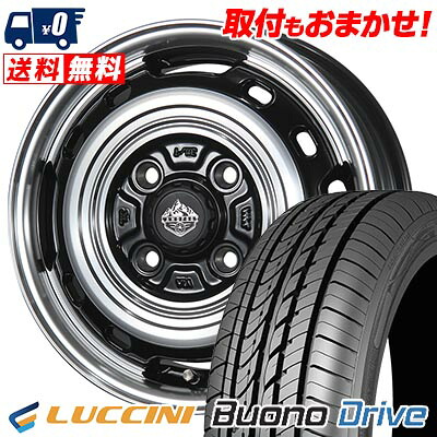 【7/19~エントリーで全商品P5倍】155/55R14 69V LUCCINI ルッチーニ Buono Drive LANDFOOT XFG ランドフット XFG サマータイヤホイール4本セット 【取付対象】｜タイヤワールド館ベスト店
