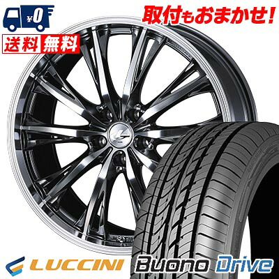 【7/19~エントリーで全商品P5倍】215/60R16 99H XL LUCCINI Buono Drive WEDS LEONIS RT サマータイヤホイール4本セット 【取付対象】｜タイヤワールド館ベスト店