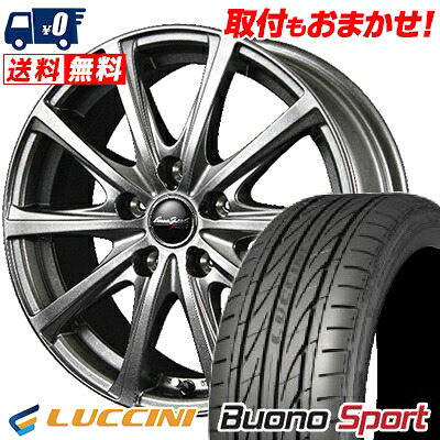 【7/19~エントリーで全商品P5倍】235/40R18 95W XL LUCCINI Buono Sport EuroSpeed V25 サマータイヤホイール4本セット 【取付対象】｜タイヤワールド館ベスト店 65,120円
