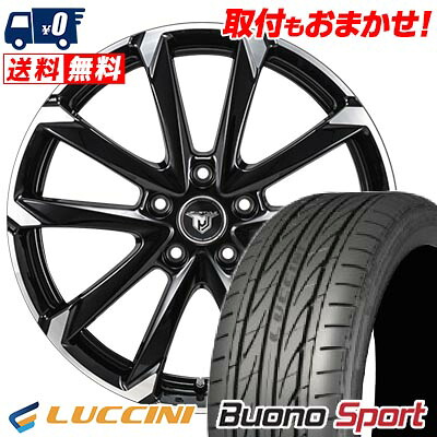 【7/19~エントリーで全商品P5倍】215/45R18 93W XL LUCCINI ルッチーニ Buono Sport JP STYLE MJ-V ジェイピースタイル MJ-V サマータイヤホイール4本セット 【取付対象】｜タイヤワールド館ベスト店