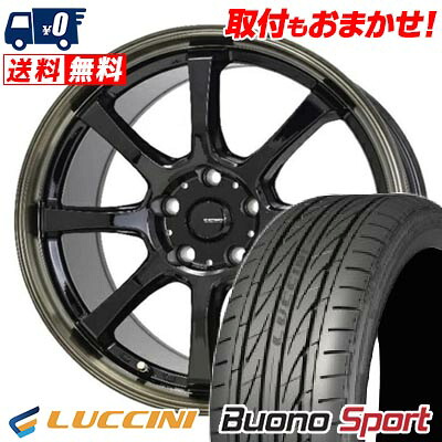 【7/19~エントリーで全商品P5倍】235/40R18 95W XL LUCCINI Buono Sport G・SPEED P-08 サマータイヤホイール4本セット 【取付対象】｜タイヤワールド館ベスト店