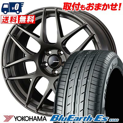 【7/19~エントリーで全商品P5倍】225/40R18 92W YOKOHAMA ヨコハマ BluEarth ES32 WedsSport SA-27R ウェッズスポーツ SA-27R サマータイヤホイール4本セット 【取付対象】｜タイヤワールド館ベスト店