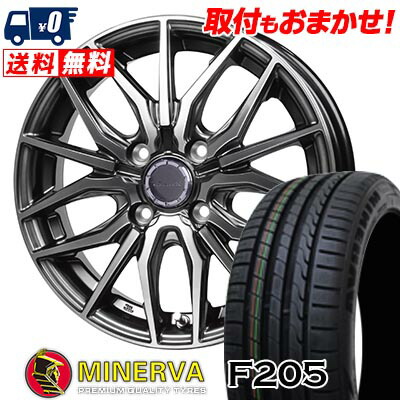 【7/19~エントリーで全商品P5倍】205/45R16 87W XL MINERVA F205 Precious AST M4 サマータイヤホイール4本セット 【取付対象】|タイヤワールド館ベスト店