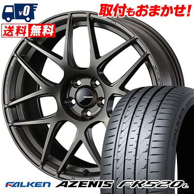 【7/19~エントリーで全商品P5倍】255/40R18 99Y XL FALKEN ファルケン AZENIS FK520L WedsSport SA-27R ウェッズスポーツ SA-27R サマータイヤホイール4本セット 【取付対象】|タイヤワールド館ベスト店
