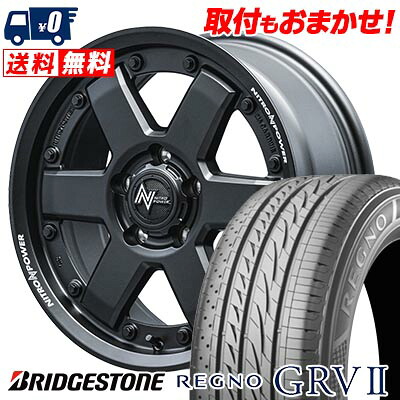 【7/19~エントリーで全商品P5倍】215/60R16 95H BRIDGESTONE REGNO GRV2 NITROPOWER M6 CARBINE サマータイヤホイール4本セット 【取付対象】｜タイヤワールド館ベスト店