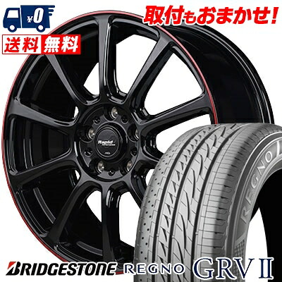 【7/19~エントリーで全商品P5倍】235/50R18 101V XL BRIDGESTONE REGNO GRV2 Rapid Performance ZX10 サマータイヤホイール4本セット 【取付対象】｜タイヤワールド館ベスト店