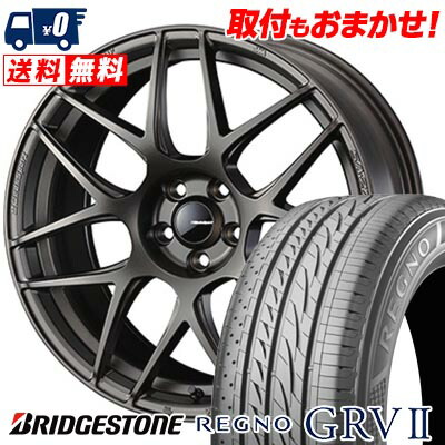 【7/19~エントリーで全商品P5倍】225/60R17 99H BRIDGESTONE ブリヂストン REGNO GRV2 WedsSport SA-27R ウェッズスポーツ SA-27R サマータイヤホイール4本セット 【取付対象】|タイヤワールド館ベスト店
