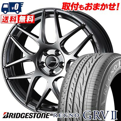 【7/19~エントリーで全商品P5倍】225/45R18 95W XL BRIDGESTONE ブリヂストン REGNO GRV2 WedsSport SA-27R ウェッズスポーツ SA-27R サマータイヤホイール4本セット 【取付対象】｜タイヤワールド館ベスト店