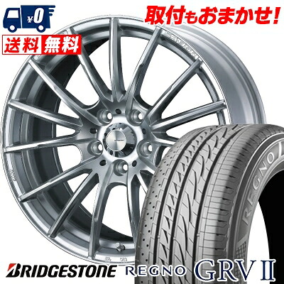 【7/19~エントリーで全商品P5倍】235/50R18 101V XL BRIDGESTONE REGNO GRV2 WedsSport SA-35R サマータイヤホイール4本セット 【取付対象】|タイヤワールド館ベスト店