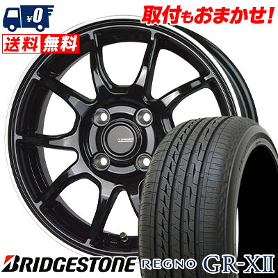 【7/19~エントリーで全商品P5倍】185/55R16 83V BRIDGESTONE ブリヂストン REGNO GR-XII レグノ GR クロスツー G-SPEED P-06 Gスピード P-06 サマータイヤホイール4本セット【取付対象】｜タイヤワールド館ベスト店