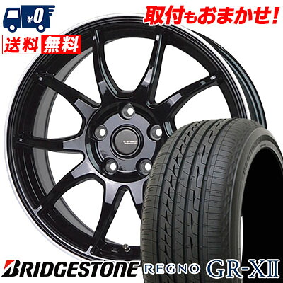 【7/19~エントリーで全商品P5倍】225/50R16 92V BRIDGESTONE ブリヂストン REGNO GR-XII レグノ GR クロスツー G-SPEED P-06 Gスピード P-06 サマータイヤホイール4本セット【取付対象】｜タイヤワールド館ベスト店