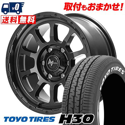 【7/19~エントリーで全商品P5倍】215/65R16C 109/107R TOYO TIRES H30 NITRO POWER M10 PERSHING BARREL BLACK EDITION サマータイヤホイール4本セット for 200系ハイエース【取付対象】｜タイヤワールド館ベスト店