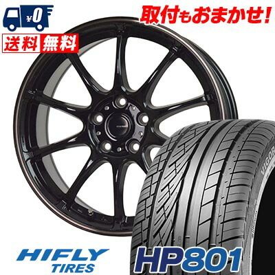【7/19~エントリーで全商品P5倍】225/55R18 98V HIFLY HP801 G-SPEED P-07 サマータイヤホイール4本セット 【取付対象】｜タイヤワールド館ベスト店 71,060円