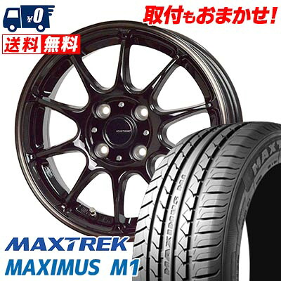 【7/19~エントリーで全商品P5倍】215/40R17 87W XL MAXTREK MAXIMUS M1 G-SPEED P-07 サマータイヤホイール4本セット 【取付対象】｜タイヤワールド館ベスト店 55,740円