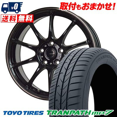 【7/19~エントリーで全商品P5倍】215/60R17 96H TOYO TIRES TRANPATH mp7 G-SPEED P-07 サマータイヤホイール4本セット 【取付対象】｜タイヤワールド館ベスト店