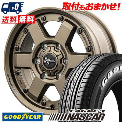【7/19~エントリーで全商品P5倍】215/65R16C 109/107R Goodyear EAGLE #1 NASCAR NITROPOWER M6 CARBINE サマータイヤホイール4本セット 【取付対象】｜タイヤワールド館ベスト店