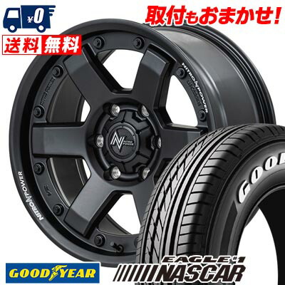 【7/19~エントリーで全商品P5倍】215/65R16C 109/107R Goodyear EAGLE #1 NASCAR NITROPOWER M6 CARBINE サマータイヤホイール4本セット 【取付対象】|タイヤワールド館ベスト店