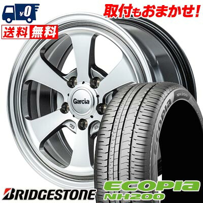 【7/19~エントリーで全商品P5倍】205/65R16 95H BRIDGESTONE ECOPIA NH200 Garcia Dallas6 サマータイヤホイール4本セット 【取付対象】|タイヤワールド館ベスト店