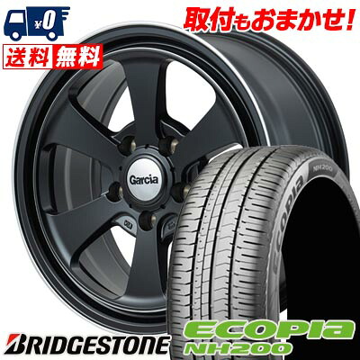 【7/19~エントリーで全商品P5倍】205/65R16 95H BRIDGESTONE ECOPIA NH200 Garcia Dallas6 サマータイヤホイール4本セット 【取付対象】｜タイヤワールド館ベスト店