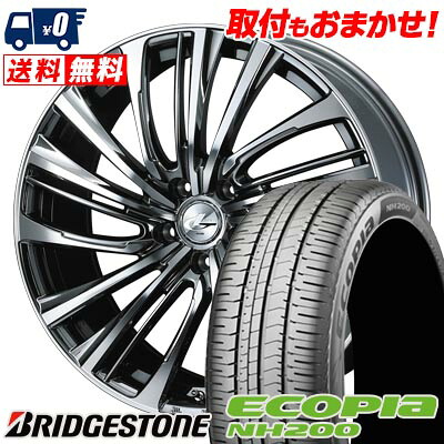 【7/19~エントリーで全商品P5倍】215/60R16 95H BRIDGESTONE ECOPIA NH200 LEONIS FR サマータイヤホイール4本セット 【取付対象】|タイヤワールド館ベスト店