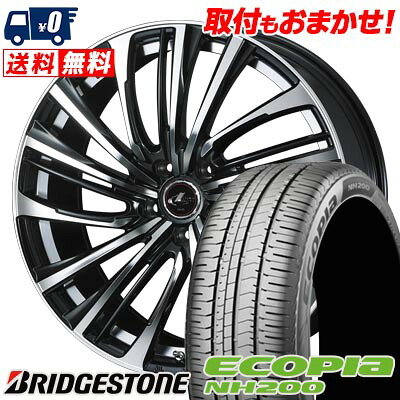 【7/19~エントリーで全商品P5倍】215/60R16 95H BRIDGESTONE ECOPIA NH200 LEONIS FR サマータイヤホイール4本セット 【取付対象】｜タイヤワールド館ベスト店