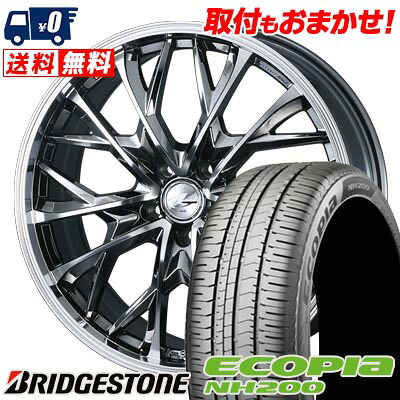 【7/19~エントリーで全商品P5倍】215/60R16 95H BRIDGESTONE ECOPIA NH200 LEONIS MV サマータイヤホイール4本セット 【取付対象】|タイヤワールド館ベスト店