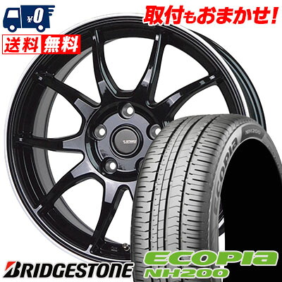 【7/19~エントリーで全商品P5倍】205/55R16 91V BRIDGESTONE ブリヂストン ECOPIA NH200 エコピア NH200 G-SPEED P-06 Gスピード P-06 サマータイヤホイール4本セット【取付対象】|タイヤワールド館ベスト店