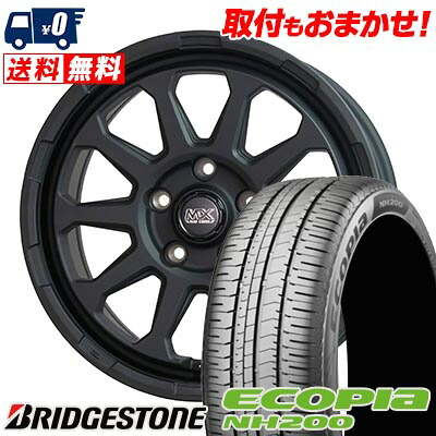 【7/19~エントリーで全商品P5倍】205/55R16 91V BRIDGESTONE ブリヂストン ECOPIA NH200 MAD CROSS RANGER マッドクロス レンジャー サマータイヤホイール4本セット 【取付対象】|タイヤワールド館ベスト店