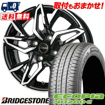 【7/19~エントリーで全商品P5倍】155/65R14 75H BRIDGESTONE ブリヂストン ECOPIA NH200C Chronus CH-112 クロノス CH-112 サマータイヤホイール4本セット 【取付対象】｜タイヤワールド館ベスト店