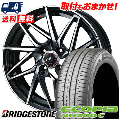 【7/19~エントリーで全商品P5倍】175/65R15 84H BRIDGESTONE ECOPIA NH200C LEONIS IT サマータイヤホイール4本セット 【取付対象】|タイヤワールド館ベスト店