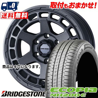 【7/19~エントリーで全商品P5倍】175/65R14 82S BRIDGESTONE ECOPIA NH200C MUDVANCE X Type S サマータイヤホイール4本セット 【取付対象】｜タイヤワールド館ベスト店