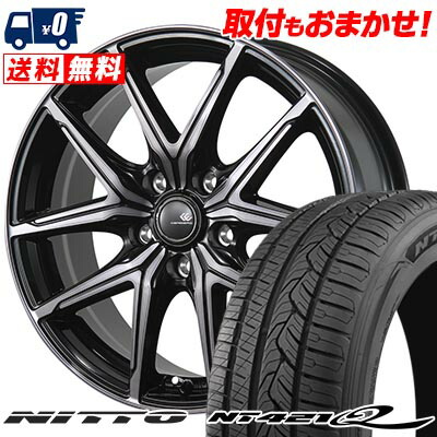 【7/19~エントリーで全商品P5倍】225/55R17 101V XL NITTO ニットー NT421Q CEREBRO FT05 セレブロ FT05 サマータイヤホイール4本セット 【取付対象】｜タイヤワールド館ベスト店
