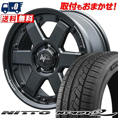 【7/19~エントリーで全商品P5倍】235/55R17 99V NITTO NT421Q NITROPOWER M6 CARBINE サマータイヤホイール4本セット 【取付対象】|タイヤワールド館ベスト店