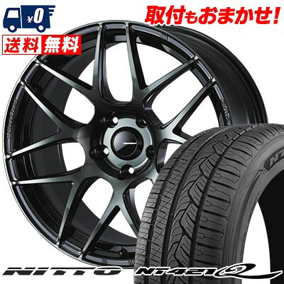 【7/19~エントリーで全商品P5倍】225/65R17 106V XL NITTO ニットー NT421Q WedsSport SA-27R ウェッズスポーツ SA-27R サマータイヤホイール4本セット 【取付対象】|タイヤワールド館ベスト店
