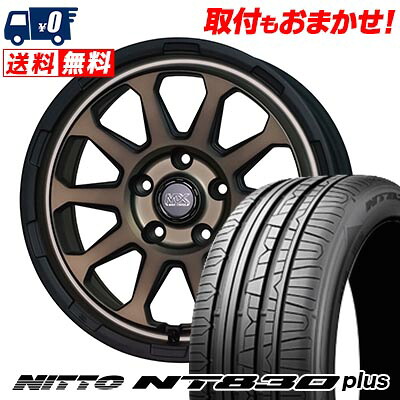 【7/19~エントリーで全商品P5倍】215/45R17 91W NITTO NT830 plus MAD CROSS RANGER サマータイヤホイール4本セット 【取付対象】｜タイヤワールド館ベスト店