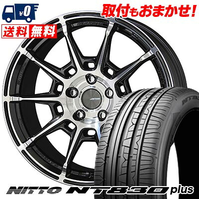 【7/19~エントリーで全商品P5倍】225/40R18 92Y NITTO ニットー NT830 plus GALERNA REFINO ガレルナ レフィーノ サマータイヤホイール4本セット 【取付対象】｜タイヤワールド館ベスト店