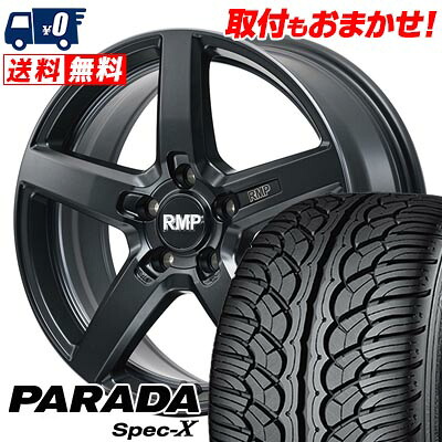 【7/19~エントリーで全商品P5倍】235/60R18 103V YOKOHAMA PARADA SpecX PA02 RMP-050F CUTGRAPHITE サマータイヤホイール4本セット 【取付対象】|タイヤワールド館ベスト店