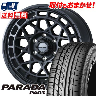 【7/19~エントリーで全商品P5倍】215/60R17C 109/107S YOKOHAMA PARADA PA03 MUDVANCE X Type M サマータイヤホイール4本セット 【取付対象】｜タイヤワールド館ベスト店
