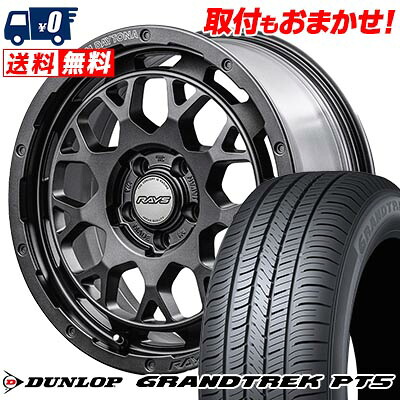 【7/19~エントリーで全商品P5倍】225/55R18 98V DUNLOP GRANDTREK PT5 TEAM DAYTONA M9+ SPEC M サマータイヤホイール4本セット 【取付対象】|タイヤワールド館ベスト店