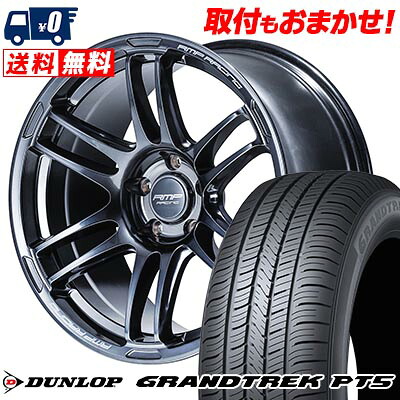 【7/19~エントリーで全商品P5倍】235/55R18 100V DUNLOP ダンロップ GRANDTREK PT5 RMP RACING R26 RMPレーシング R26 サマータイヤホイール4本セット 【取付対象】|タイヤワールド館ベスト店