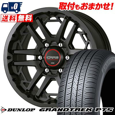 【7/19~エントリーで全商品P5倍】265/70R17 115S DUNLOP GRANDTREK PT5 WORK CRAG T-GRABIC3 サマータイヤホイール4本セット 【取付対象】|タイヤワールド館ベスト店