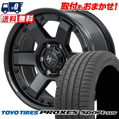 【7/19~エントリーで全商品P5倍】255/60R17 110W XL TOYO TIRES PROXES sport SUV NITROPOWER M6 CARBINE サマータイヤホイール4本セット 【取付対象】|タイヤワールド館ベスト店